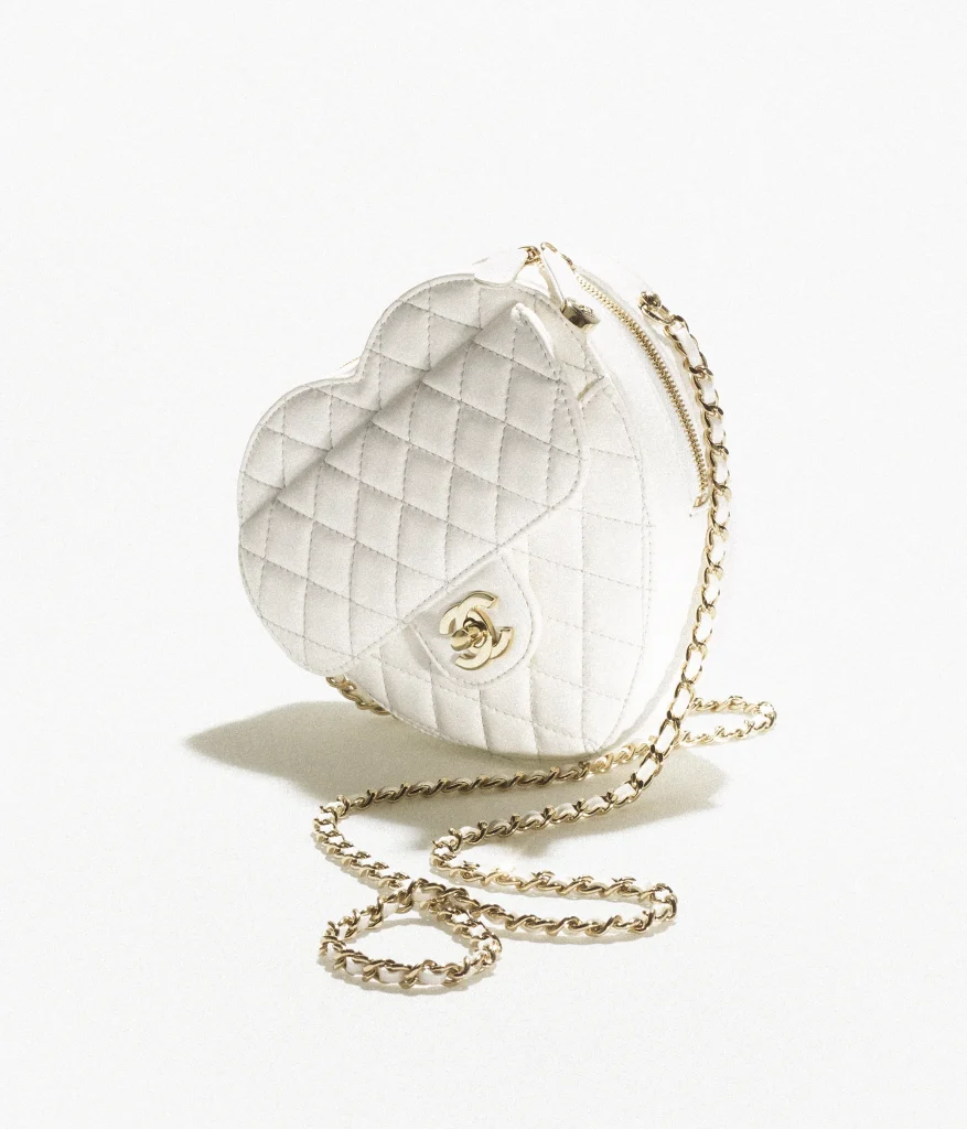 Chanel heart shape bag