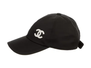 Black Chanel Baseball Cap